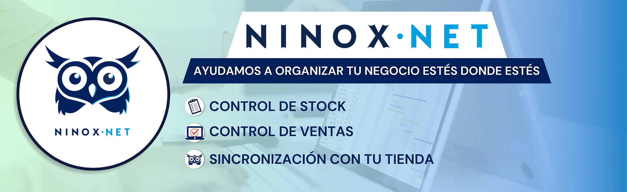 Somos un sistema de gestion que va a ayudarte. Ninox ERP